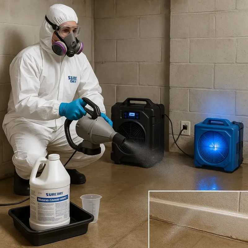 Sanitization and Odor Removal process in Garden City, SC