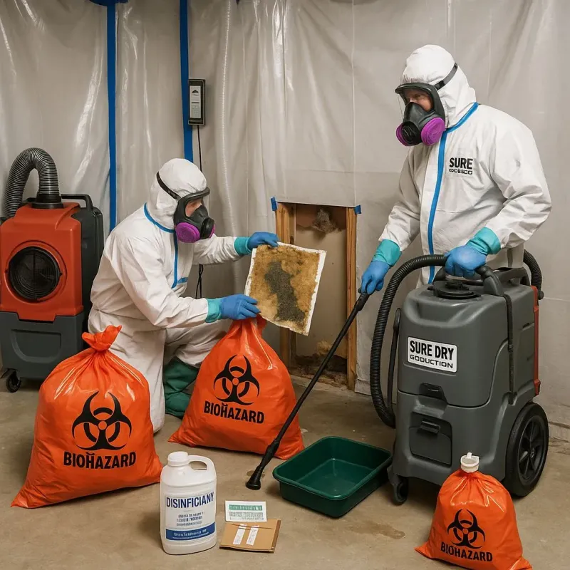 Contaminated Water Handling Protocols process in Garden City, SC